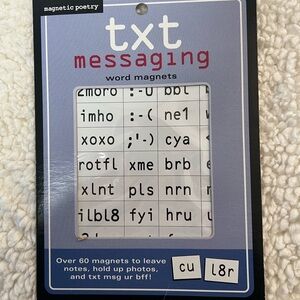 Magnetic Poetry Text Txt Messaging Word Magnets